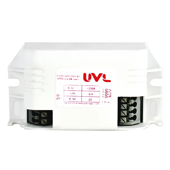 ЭПРА Л-220-1х20-2201-01 для УФ лампы мощностью 20 Вт