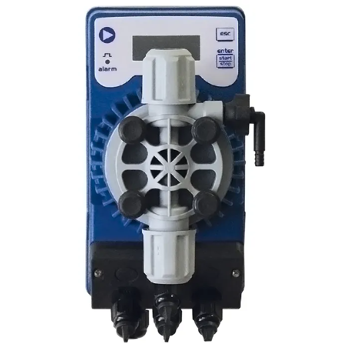 Цифровой дозирующий насос Seko Kompact DPT 200 NHE с датчиком уровня Lev4 для точного дозирования реагентов в системах водоподготовки и бассейнах