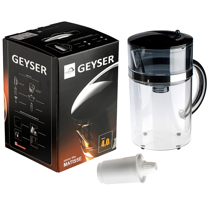 Фильтр-кувшин для воды Гейзер Матисс Хром комплект