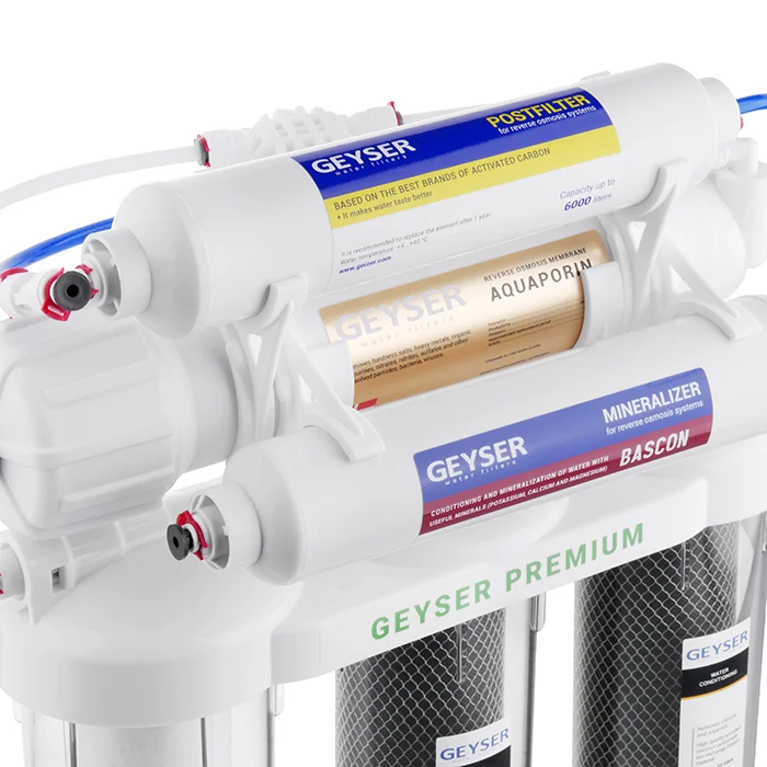 Сменные картриджи системы обратного осмоса Гейзер Премиум