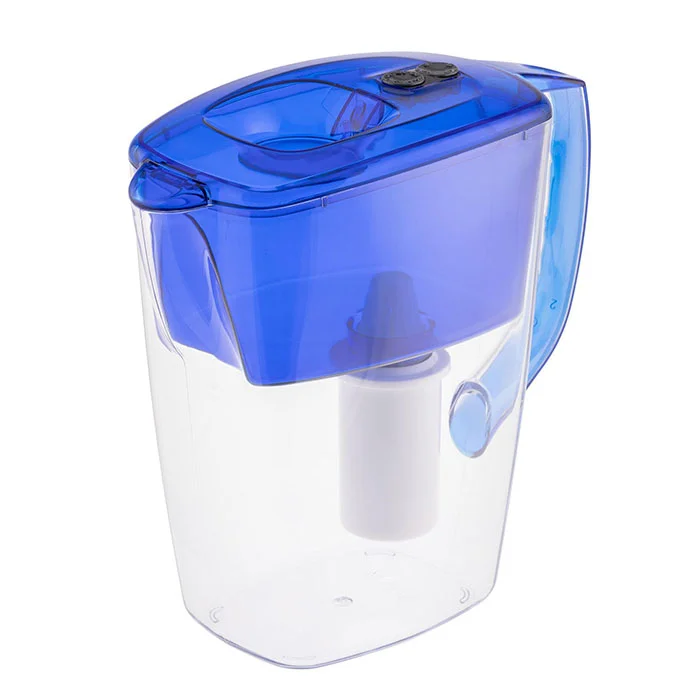 Фильтр-кувшин для воды Гейзер Орион белый с синей крышкой 4 литра