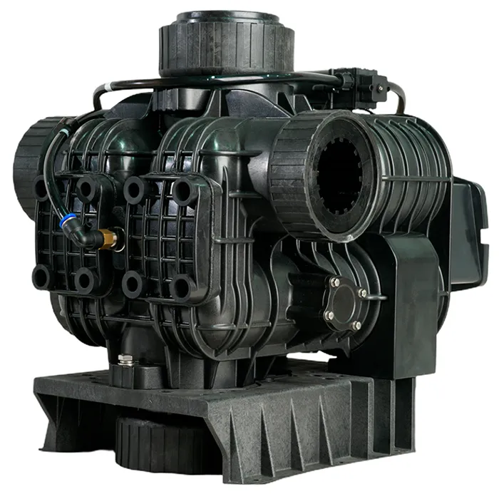 Боковой монтаж клапана Runxin F96B1 на фильтровальном баке