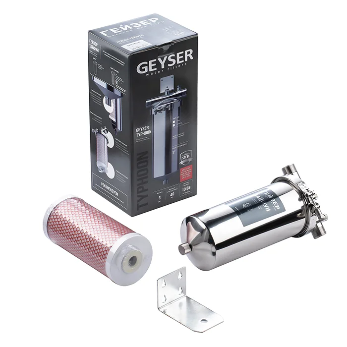 Магистральный фильтр Гейзер Тайфун 10BB - полный комплект