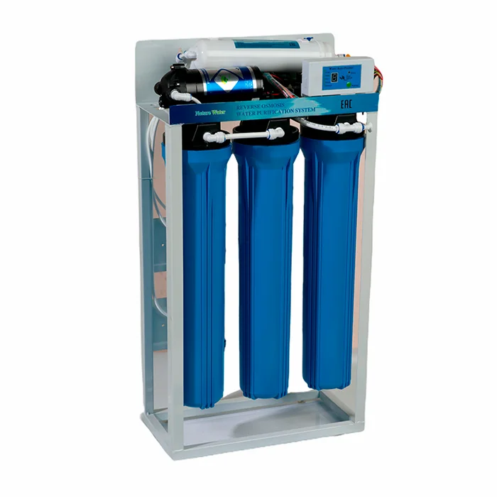 Коммерческая система обратного осмоса NatureWater ROC4-200GPD с контроллером и бустерным насосом