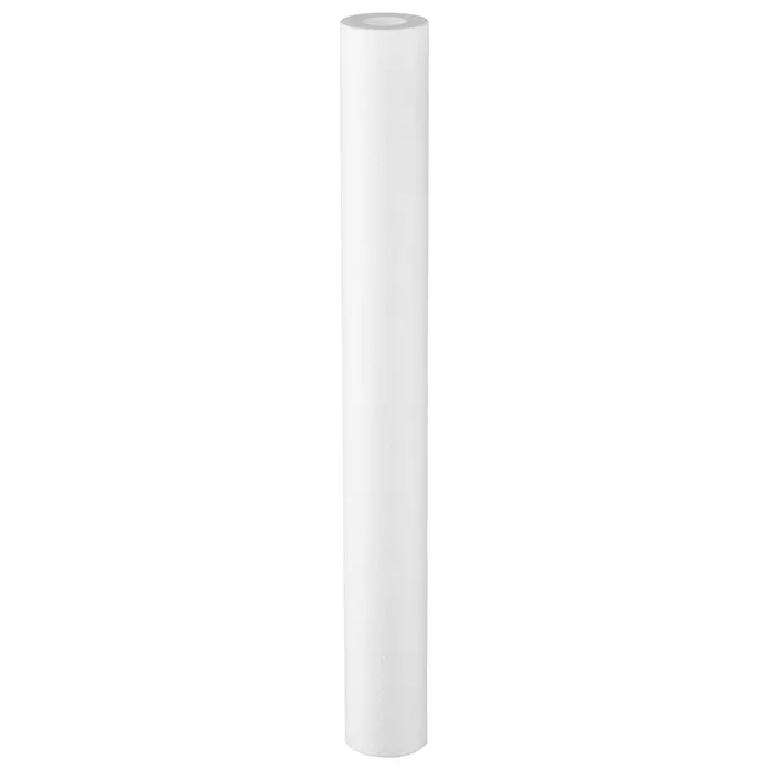 Картридж механической очистки Гейзер PP-0,5 20SL: ультратонкая фильтрация ржавчины, песка, взвесей 0,5 мкм для холодной воды, стандарт Slim Line 20