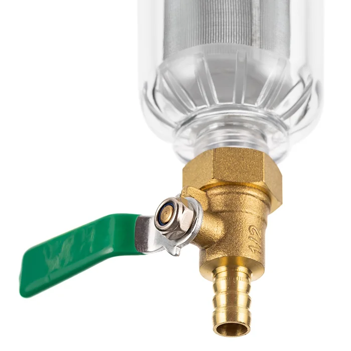 Сетчатый магистральный фильтр Гейзер Хит SE 1/2 дюйма с ручной промывкой