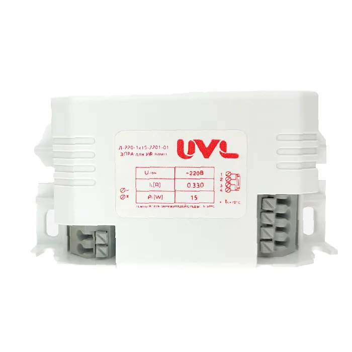 ЭПРА Л-220-1х15-2201-01 для маломощной УФ лампы 15 Вт