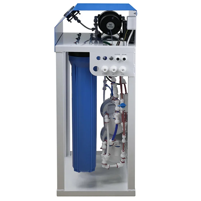 Полупромышленная система обратного осмоса Гейзер Престиж Макси 8000 подключения