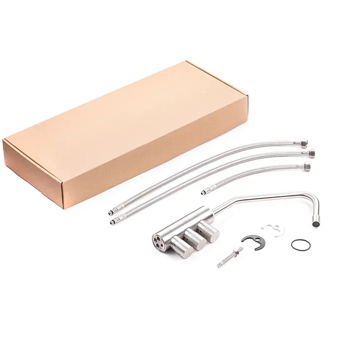 Полный комплект поставки смесителя Гейзер Ханлен в коробке