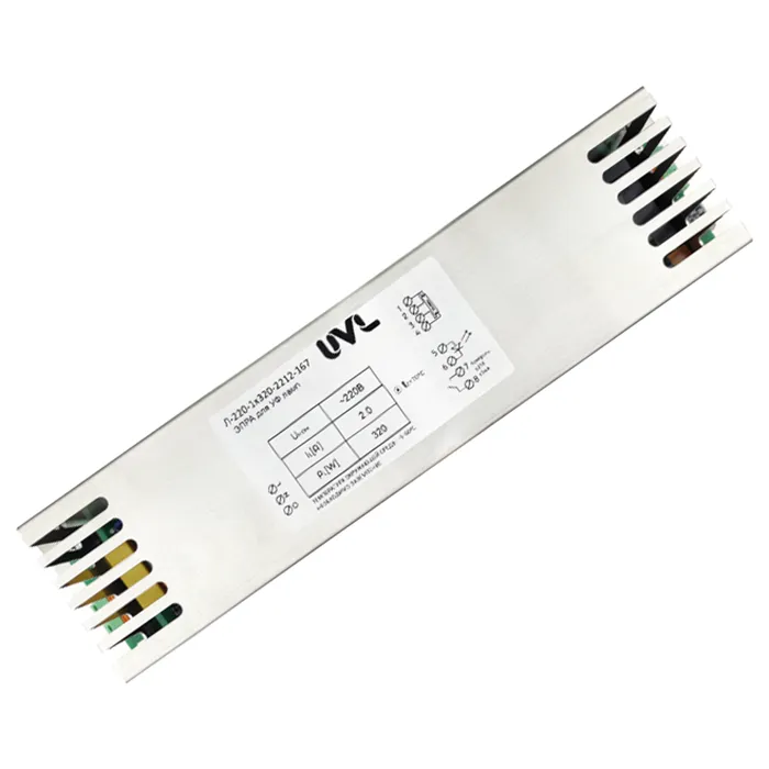 ЭПРА Л-220-1х320-2212-167 для УФ лампы мощностью до 320 Вт