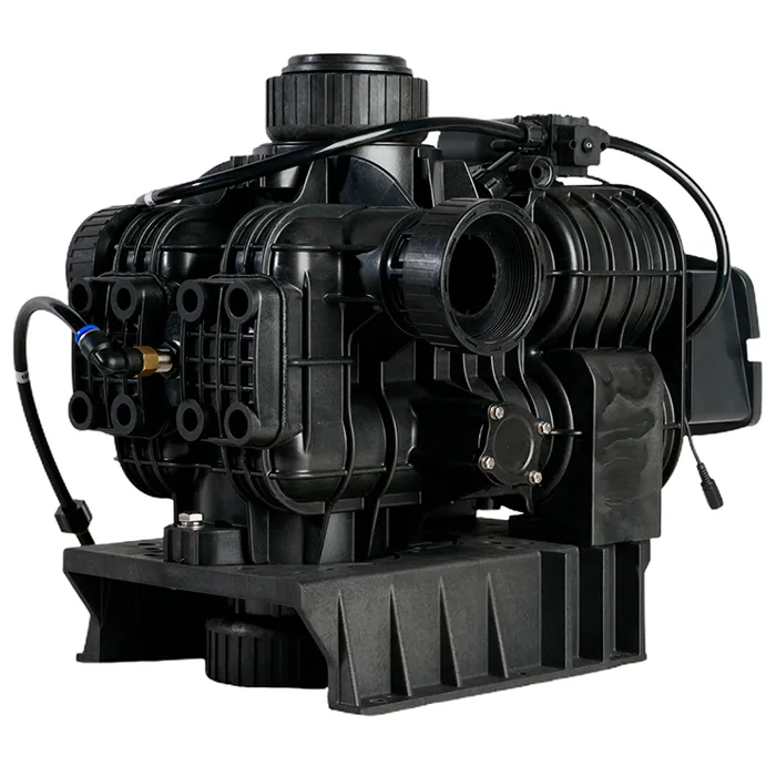 Боковое подключение клапана Runxin F112B1: вход/выход DN65, дренаж DN65