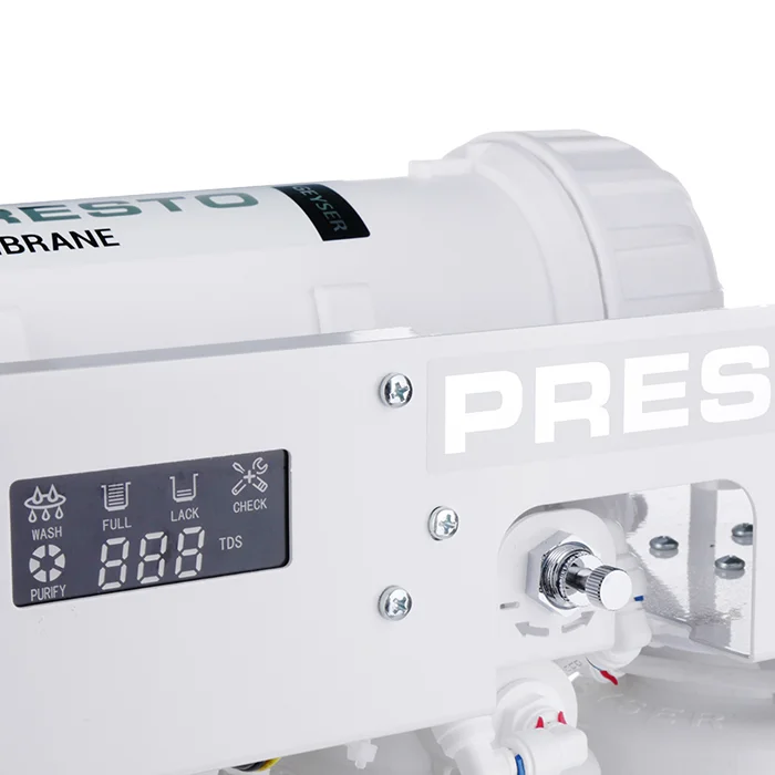 Профессиональная система обратного осмоса Гейзер Престо для кофейни с регулируемым подмесом и TDS-метром