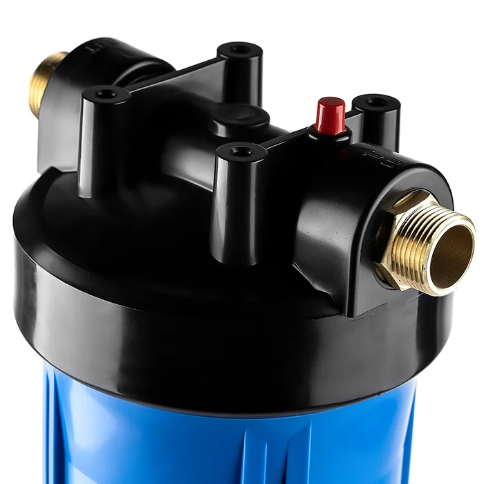 Магистральный картриджный фильтр Гейзер Джамбо 10BB - подключения