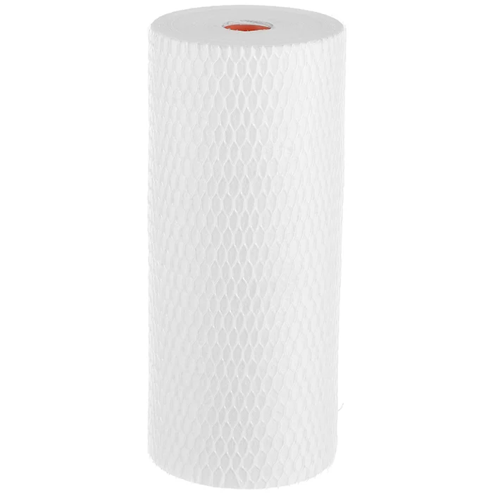 Картридж механической очистки Гейзер ПФМГ 5/1 - 10BB: градиентная пористость 5→1 мкм для фильтрации горячей и холодной воды, стандарт Big Blue 10