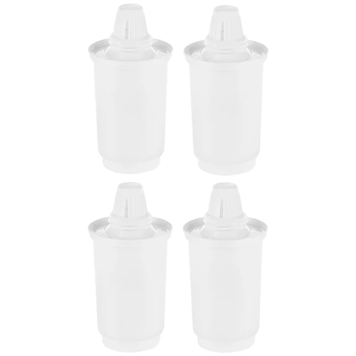 Набор из 4 картриджей Гейзер 502 для фильтра-кувшина: умягчение жёсткой воды, защита от накипи, удаление хлора и железа, ресурс 300 литров каждый