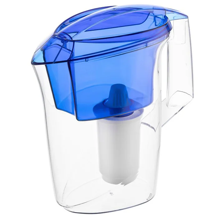 Фильтр-кувшин для воды Гейзер Аквилон белый с синей крышкой