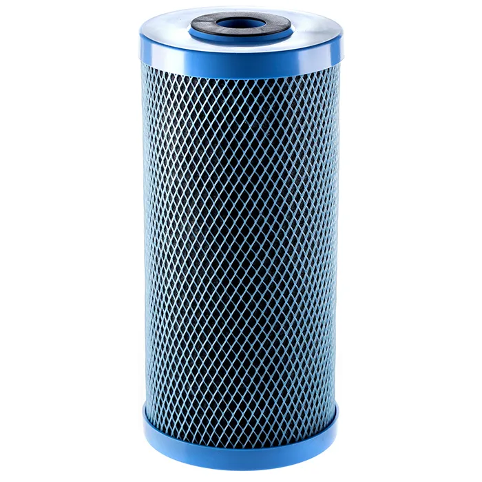 Картридж угольной очистки Гейзер Fiber Pro 10ВВ: удаление хлора, органики, неприятных запахов, стандарт Big Blue 10