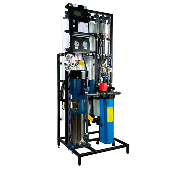 Промышленная система обратного осмоса AWT RO-1000L с 4 мембранами 4040 в металлическом корпусе