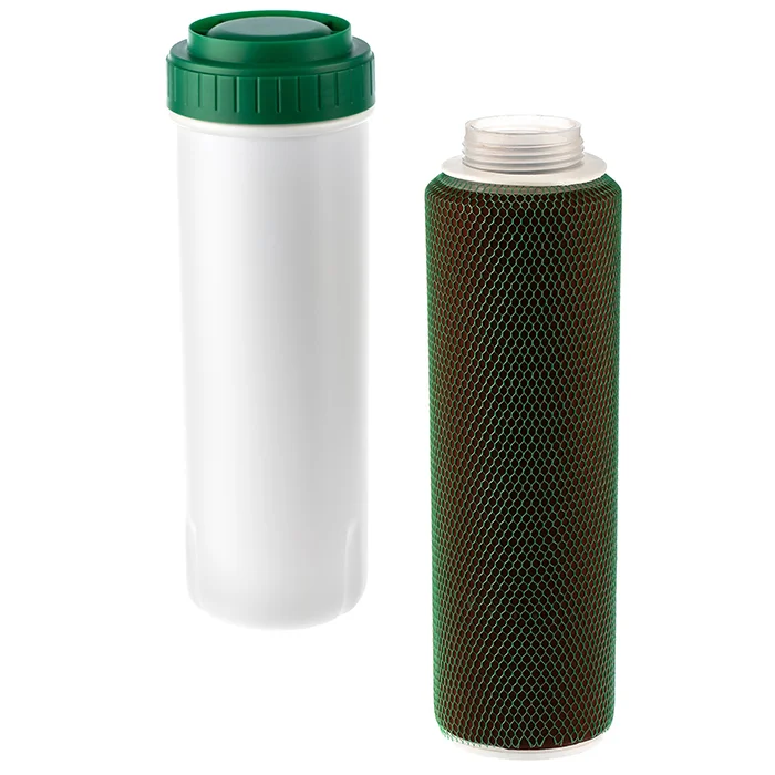 Многоступенчатый картридж Гейзер Арагон М БИО - 10SL: сбалансированный ионообмен + уголь + серебро для мягкой воды с био-защитой