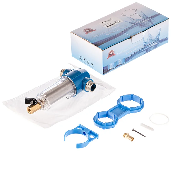 Сетчатый магистральный фильтр Гейзер Хит SE 3/4 дюйма - полный комплект