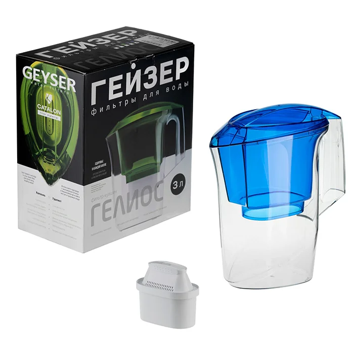 Фильтр-кувшин для воды Гейзер Гелиос комплектность