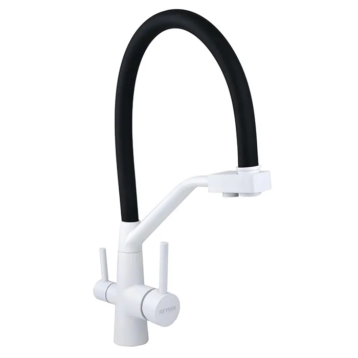 Смеситель Гейзер Ниагара (белый)