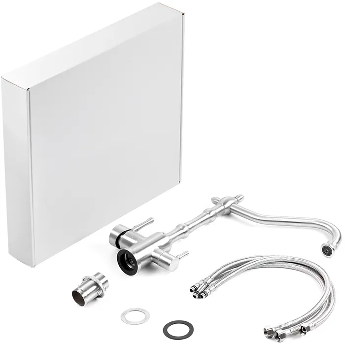 Полный комплект поставки смесителя Гейзер Анхель с коробкой