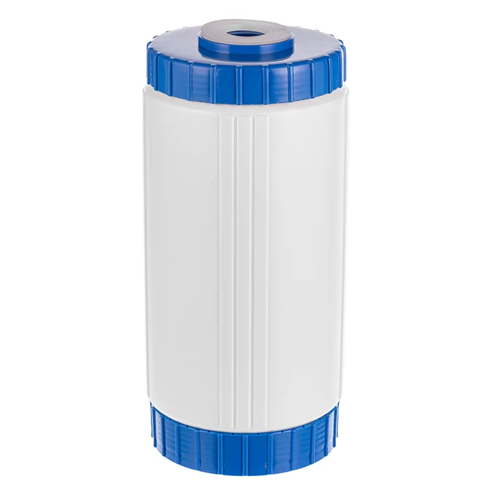 Универсальный картридж комплексной очистки Гейзер БАФ - 10BB: удаление хлора, органики, тяжёлых металлов, улучшение вкуса воды, стандарт Big Blue 10