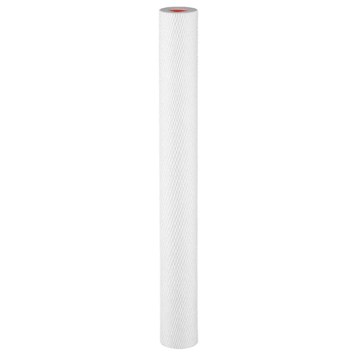 Картридж механической очистки Гейзер ПФМГ 5/1 - 20SL: градиентная фильтрация с пористостью 5→1 мкм для горячей и холодной воды, стандарт 20SL для магистральных фильтров высокого потока