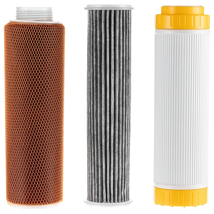 Премиум-набор Гейзер №16: Арагон-2 БИО + БС-10SL + Дисраптор с наноалюминиевыми волокнами — очистка сверхжёсткой воды с био-защитой и удалением антибиотиков