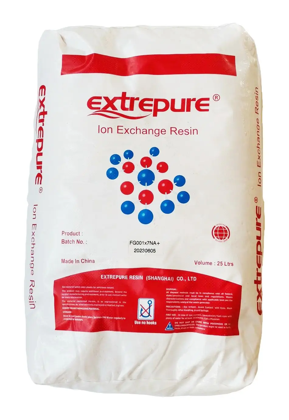Ионообменная смола EXTREPURE 001x7 Na (FG)