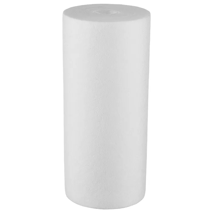 Картридж механической очистки Гейзер PP-1 10ВВ: тонкая фильтрация ржавчины, песка, взвесей 1 мкм для холодной воды, стандарт Big Blue 10