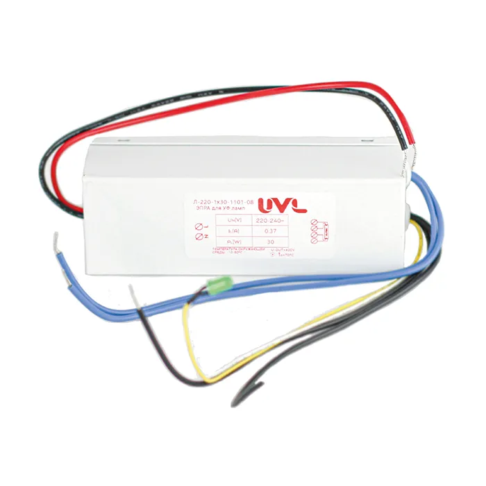 ЭПRA Л-220-1х30-1101-08 для УФ лампы мощностью 30 Вт