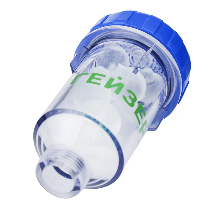 Полифосфатный фильтр Гейзер 1ПФ для защиты стиральной машины и бойлера