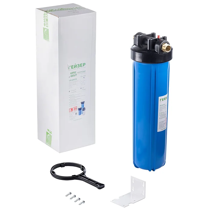 Магистральный картриджный фильтр Гейзер Джамбо 20BB - полный комплект