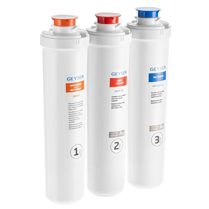 Фильтр от накипи для маленькой кухни: 4 картриджа Смарт макс — убирает соли жёсткости, хлор, ржавчину, чайник без налёта, ресурс до 10 000 л