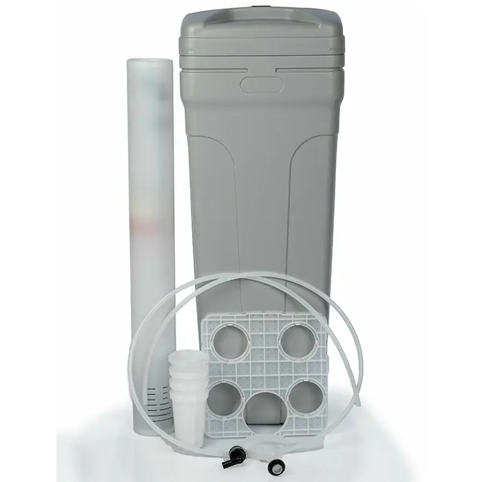 Квадратный солевой бак Canature BTS-70 70 литров в сборе с аксессуарами для умягчителя воды