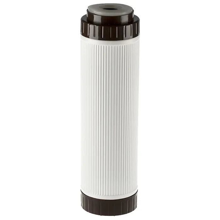 Картридж для удаления железа Гейзер Fe 10SL: очистка от растворённого железа и марганца, стандарт Slim Line 10