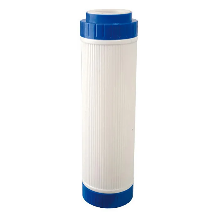 Угольный картридж Гейзер КУ - 10SL: сорбционная очистка холодной воды от хлора, органики, улучшение вкуса и запаха, стандарт 10SL для магистральных фильтров