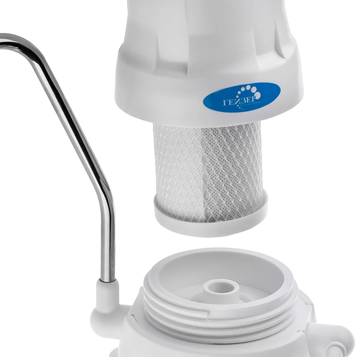 Сменный картридж для настолького проточного фильтра Гейзер-1УК