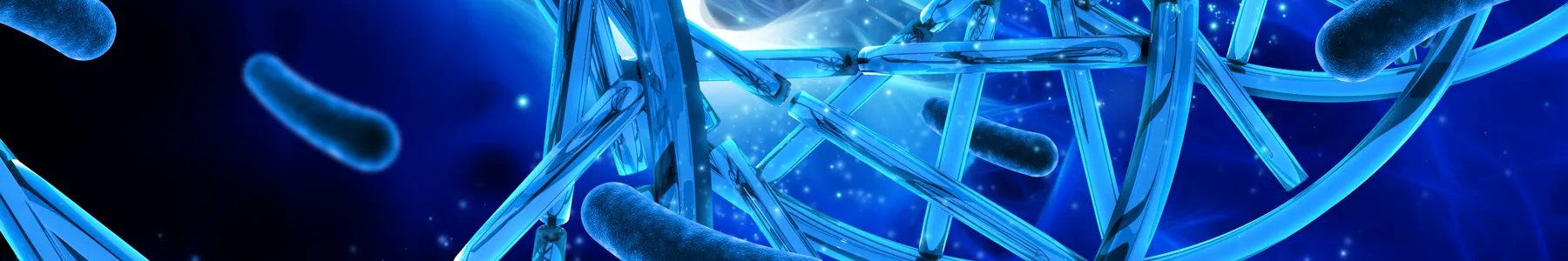 3D ДНК вируса разрушенная ультрафиолетовым излучением