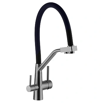 Смеситель Гейзер Ниагара (серый)