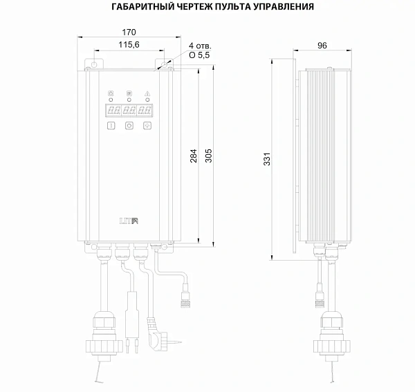 УФ-стерилизатор DUV-1A350-N ADV