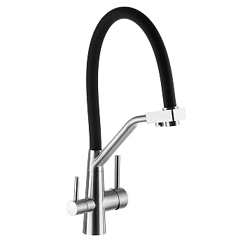 Смеситель Гейзер Ниагара (матовый хром)